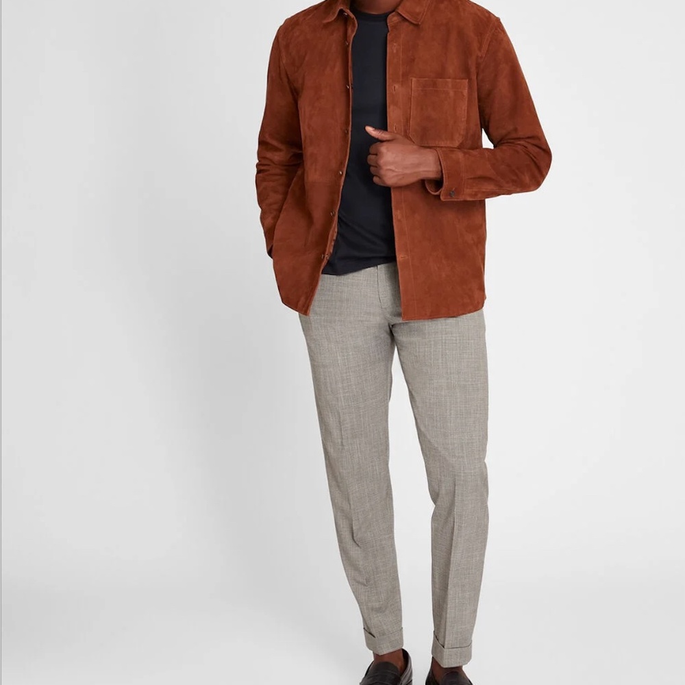 Sutton Puppytooth Dress Pants - Brand New - NEVER WORN - Brown Mix